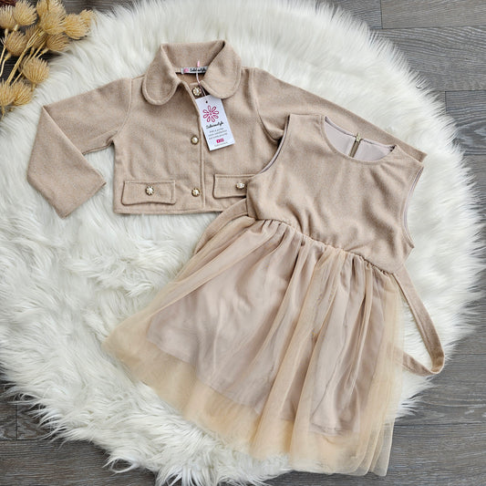 Robe tulle avec sa jacket