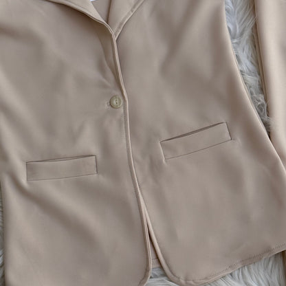 Ensemble tailleur chic & élégant – Beige (REF 2120)