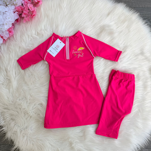 Burkini rose fushia (Réf 680)