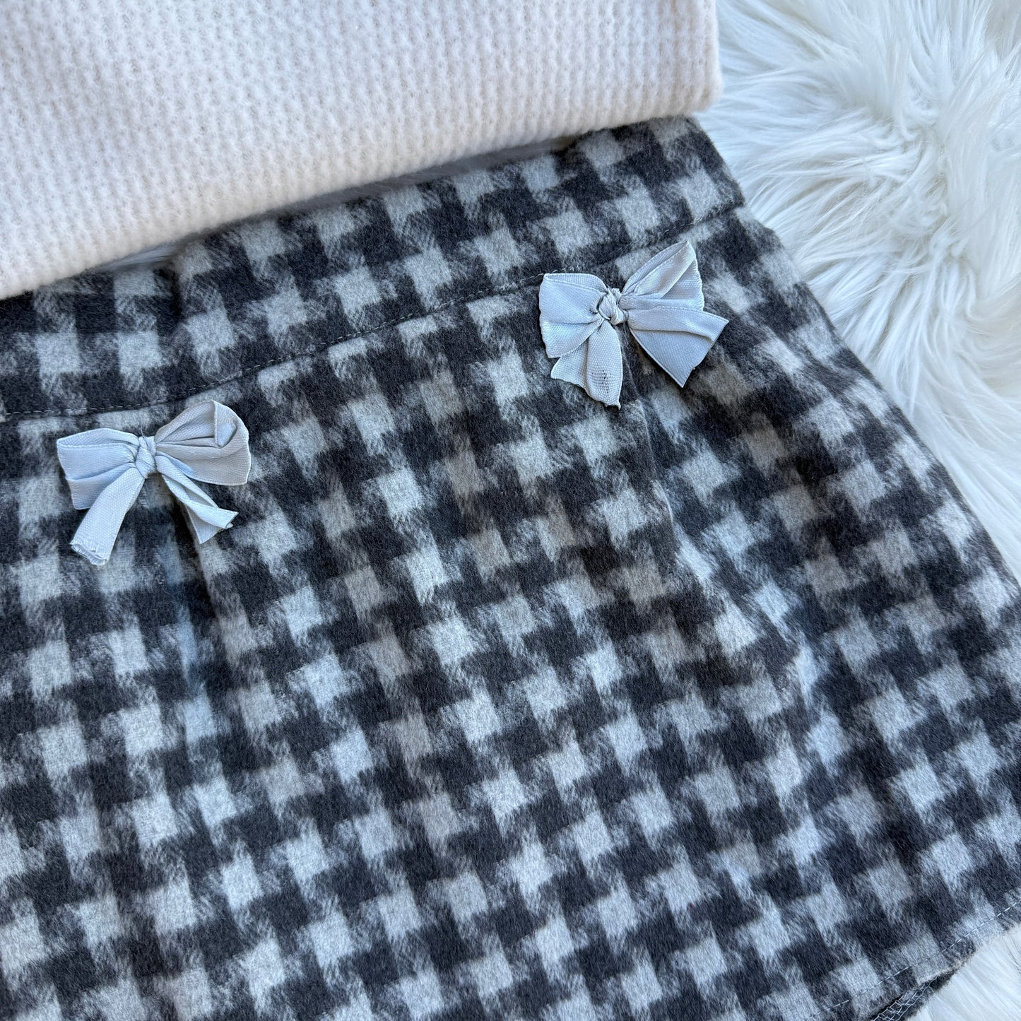 Ensemble 3 pc jupe noir/ gris