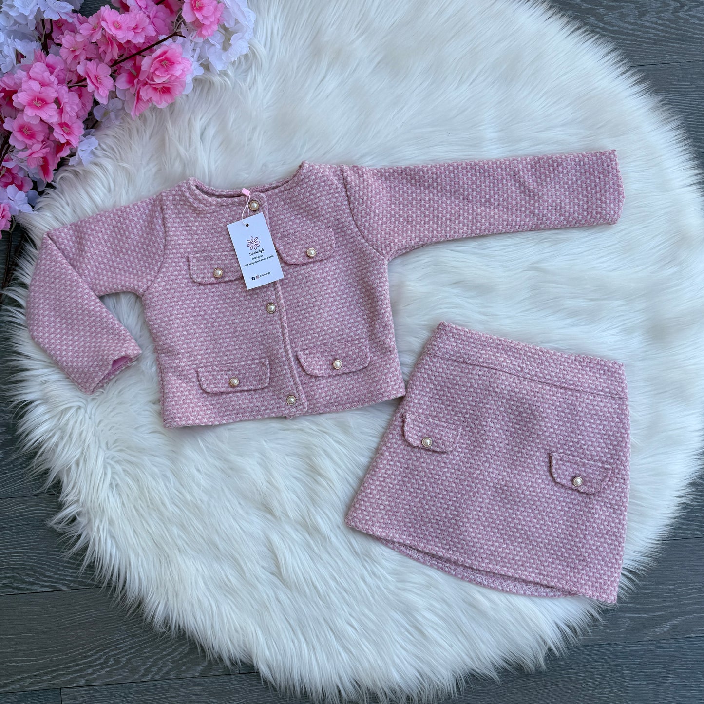 Ensemble veste chanel + jupe (Hiver)