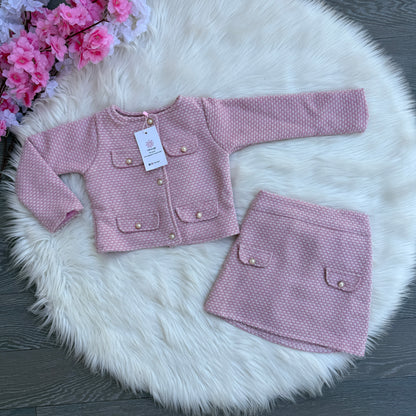 Ensemble veste chanel + jupe (Hiver)