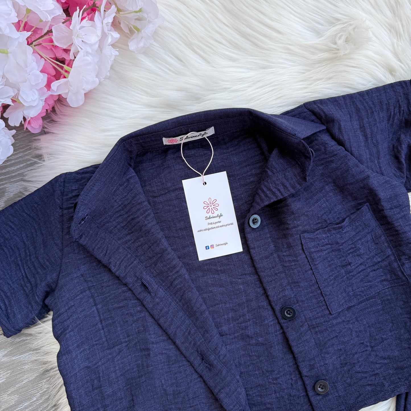 Ensemble 3 pièces bleu