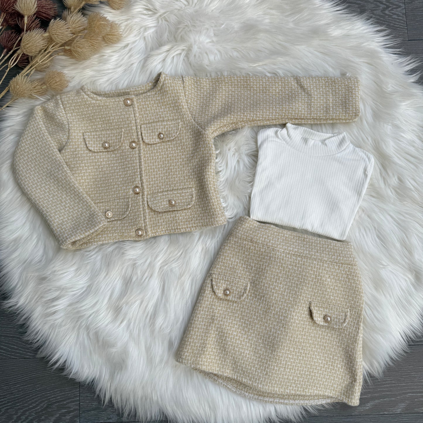 Ensembles 3 pièces beige